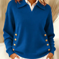 Victoire | Pull à Col Polo et Boutons