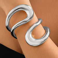 Bracelet Asymétrique Sculpté