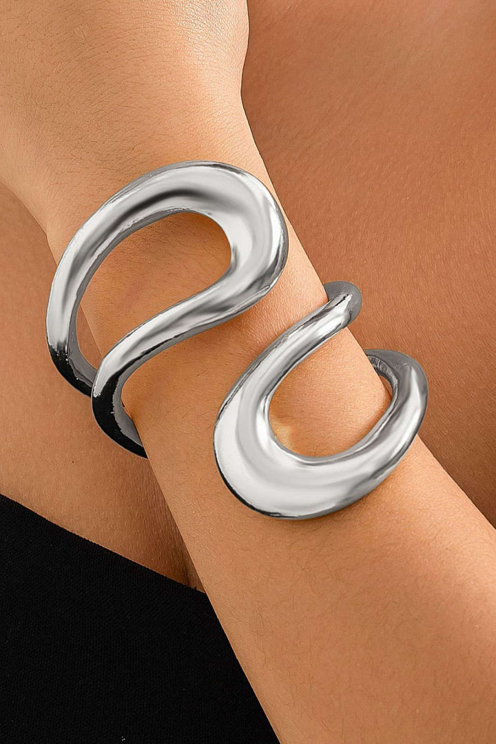 Bracelet Asymétrique Sculpté