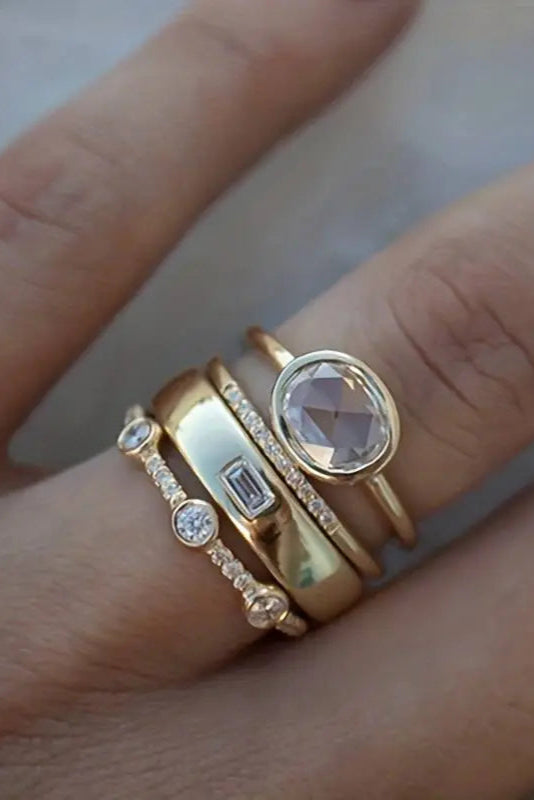 Bague Vintage en Or et Zircone