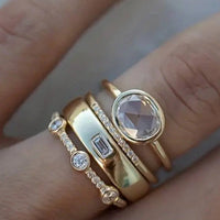 Bague Vintage en Or et Zircone