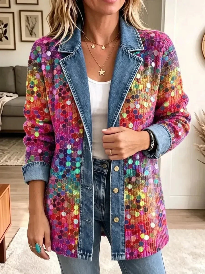 Paulina | Veste originale à motifs de sequins