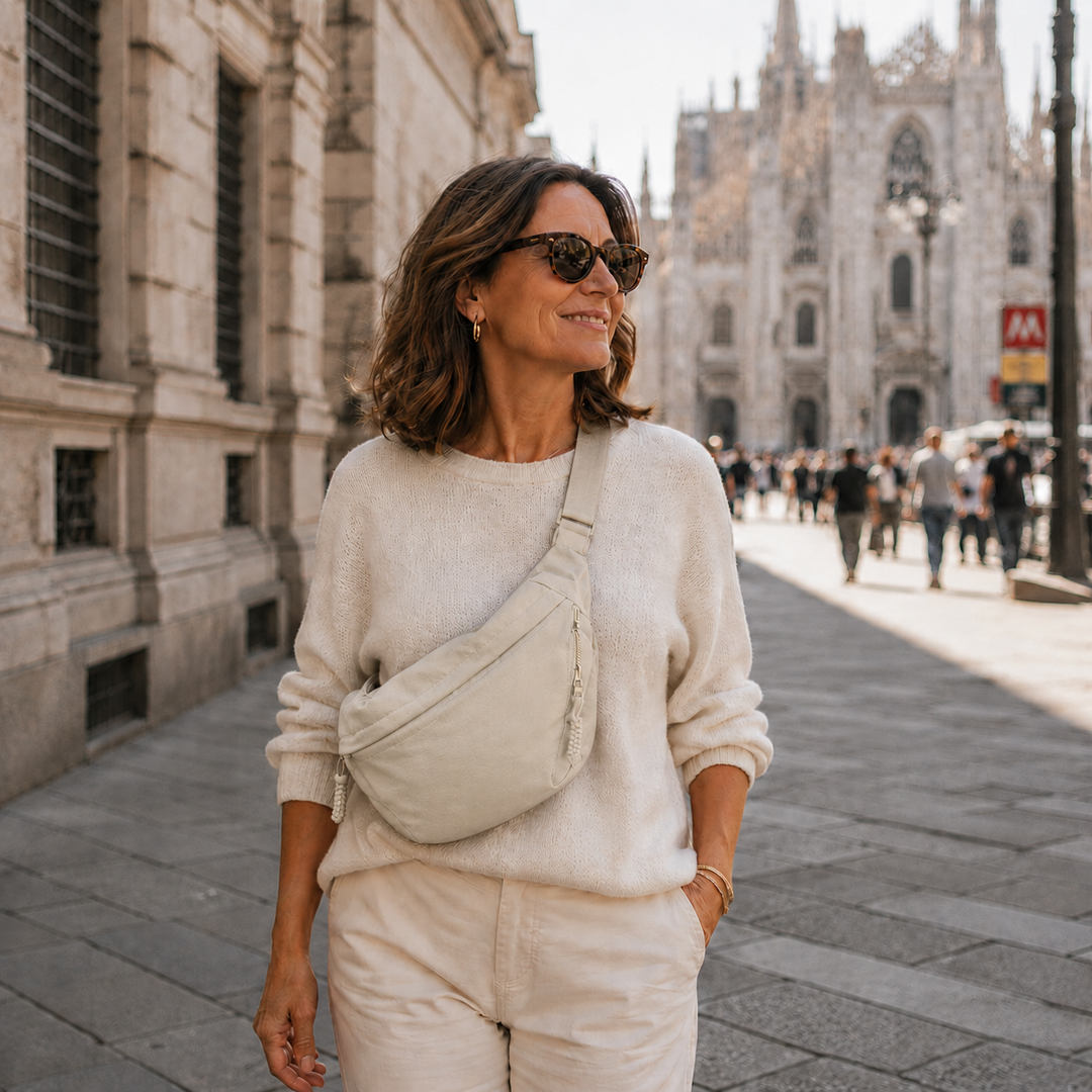 Hannah | Sac à bandoulière beige