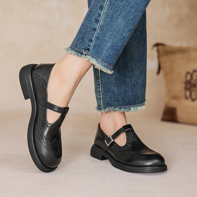 Véronique | Babies élégantes en cuir