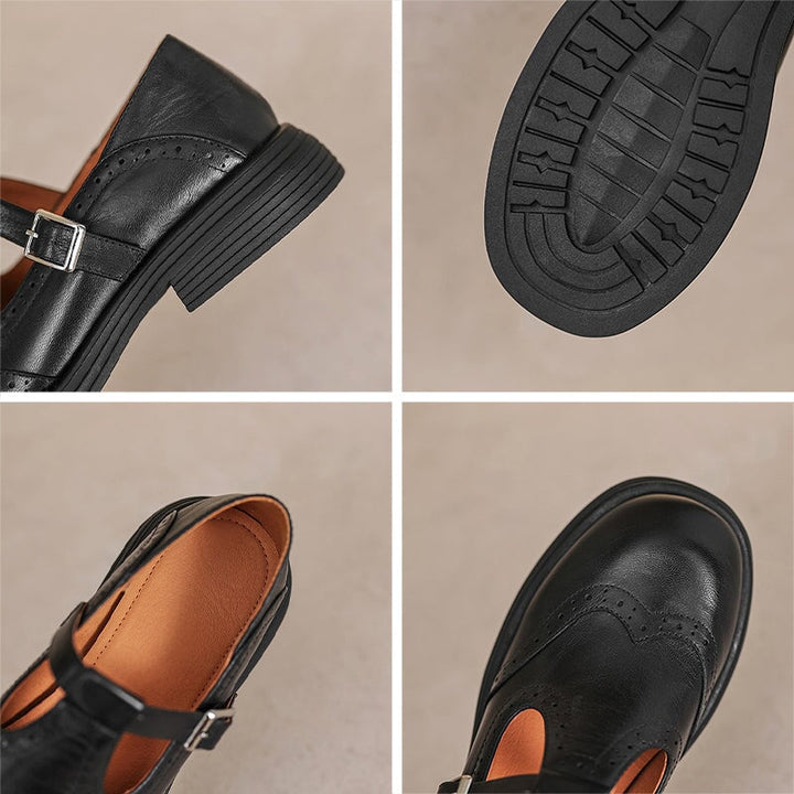Véronique | Babies élégantes en cuir