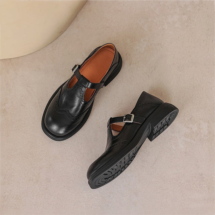 Véronique | Babies élégantes en cuir