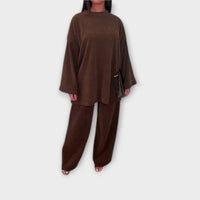 Irène - Ensemble Plus Size Côtelé