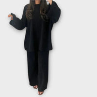 Irène - Ensemble Plus Size Côtelé