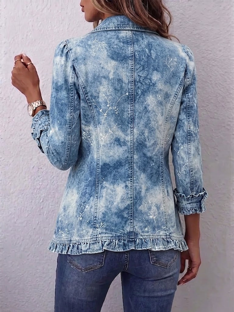 Lucie | Veste botanique bohème à volants